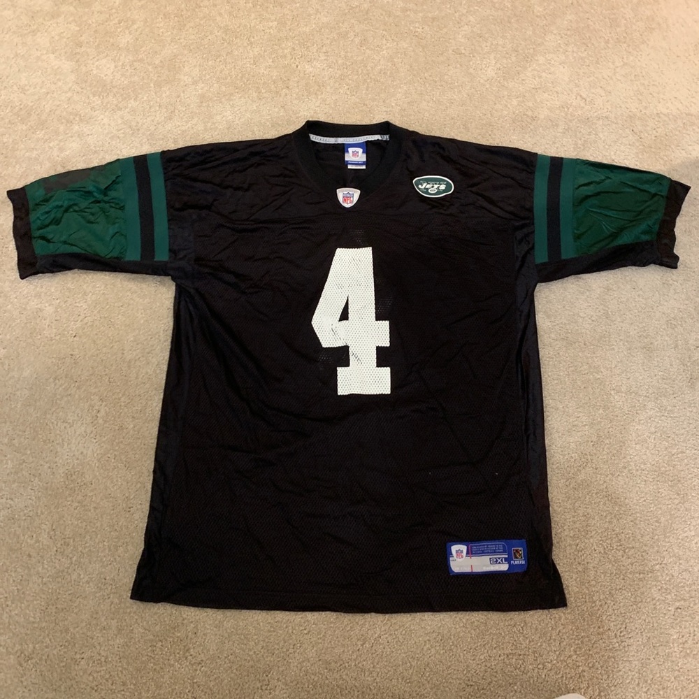 New York Jets Brett Favre #4 Reebok NFL Jersey 2XL